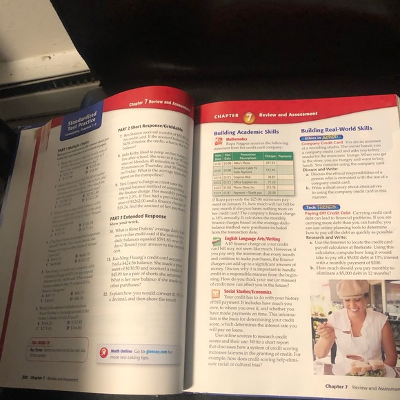 McGraw Hill Mathematics for Business and Personal Finance Student Edition - Picture 7 of 13